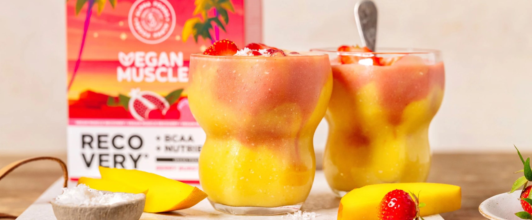 Fruity Protein Recovery Smoothie With Antioxidants
