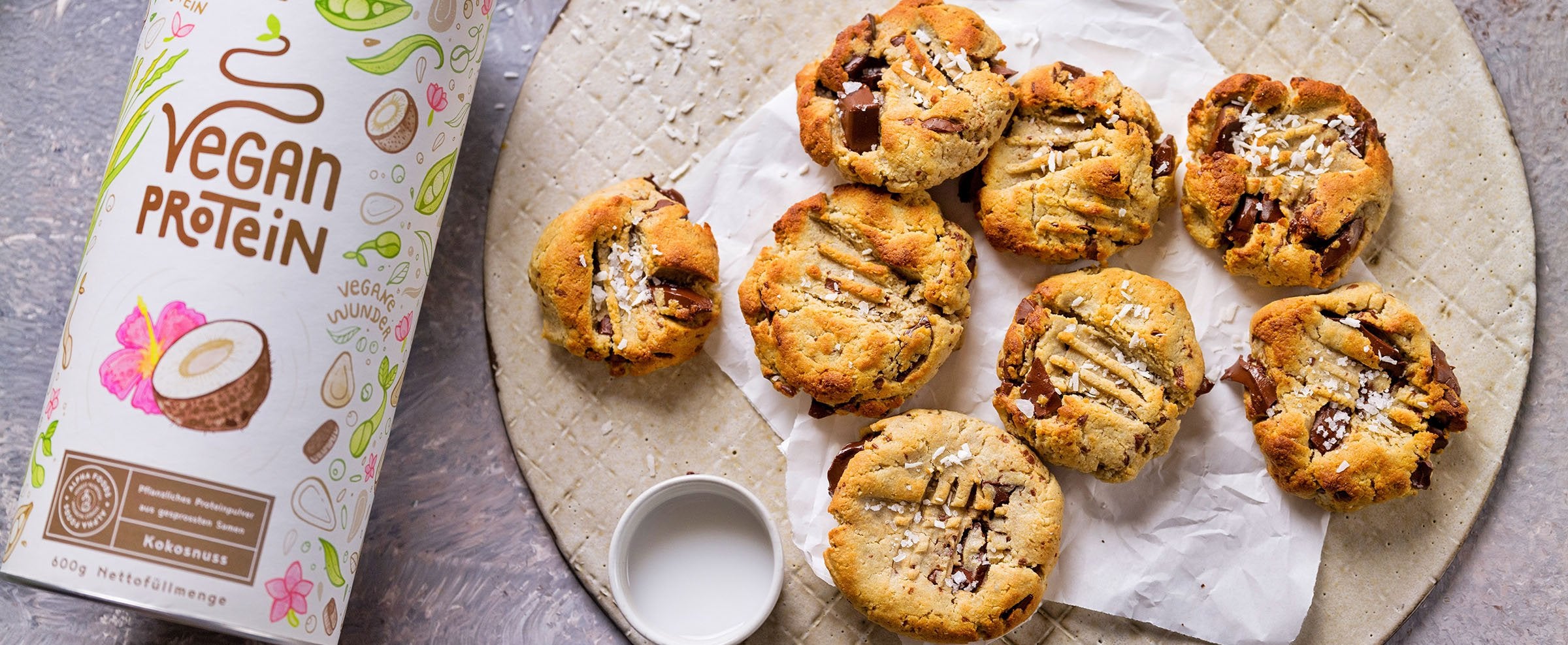 TROPICALLY DELICIOUS: COCONUT PROTEIN COOKIES