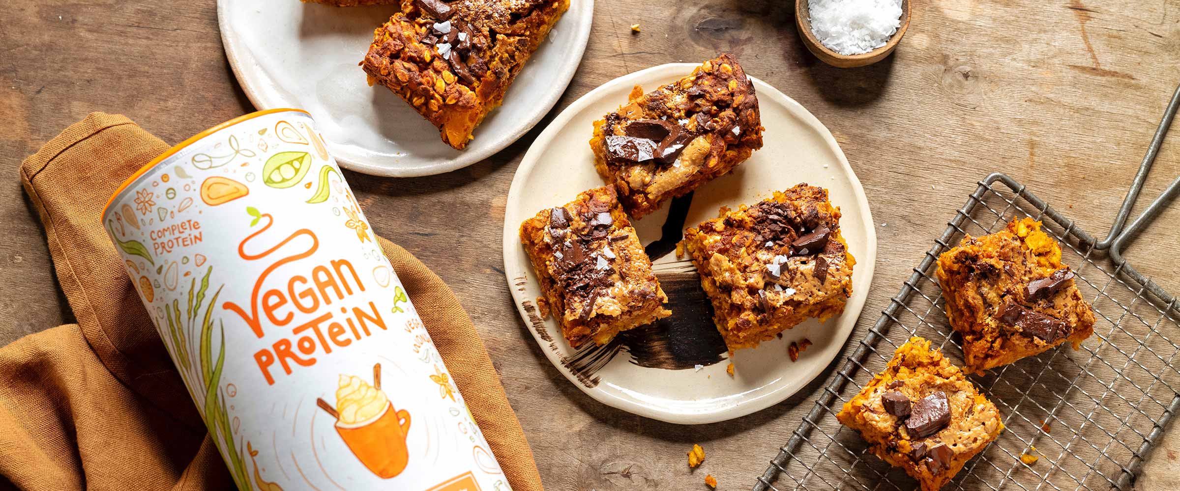 DIY Vegan protein bars with Pumpkin Spice
