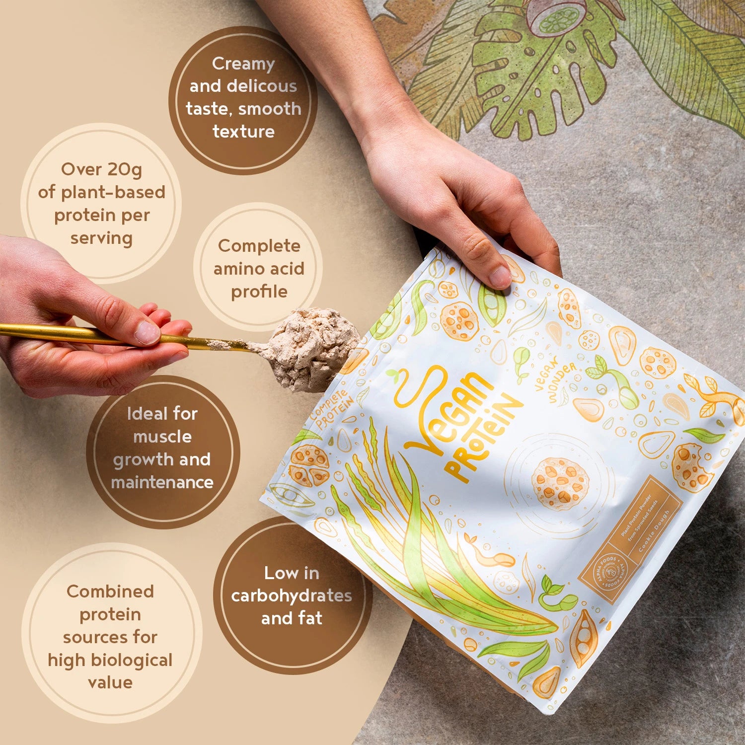 A+ One - Vegan Protein - Cookie Dough Flavour