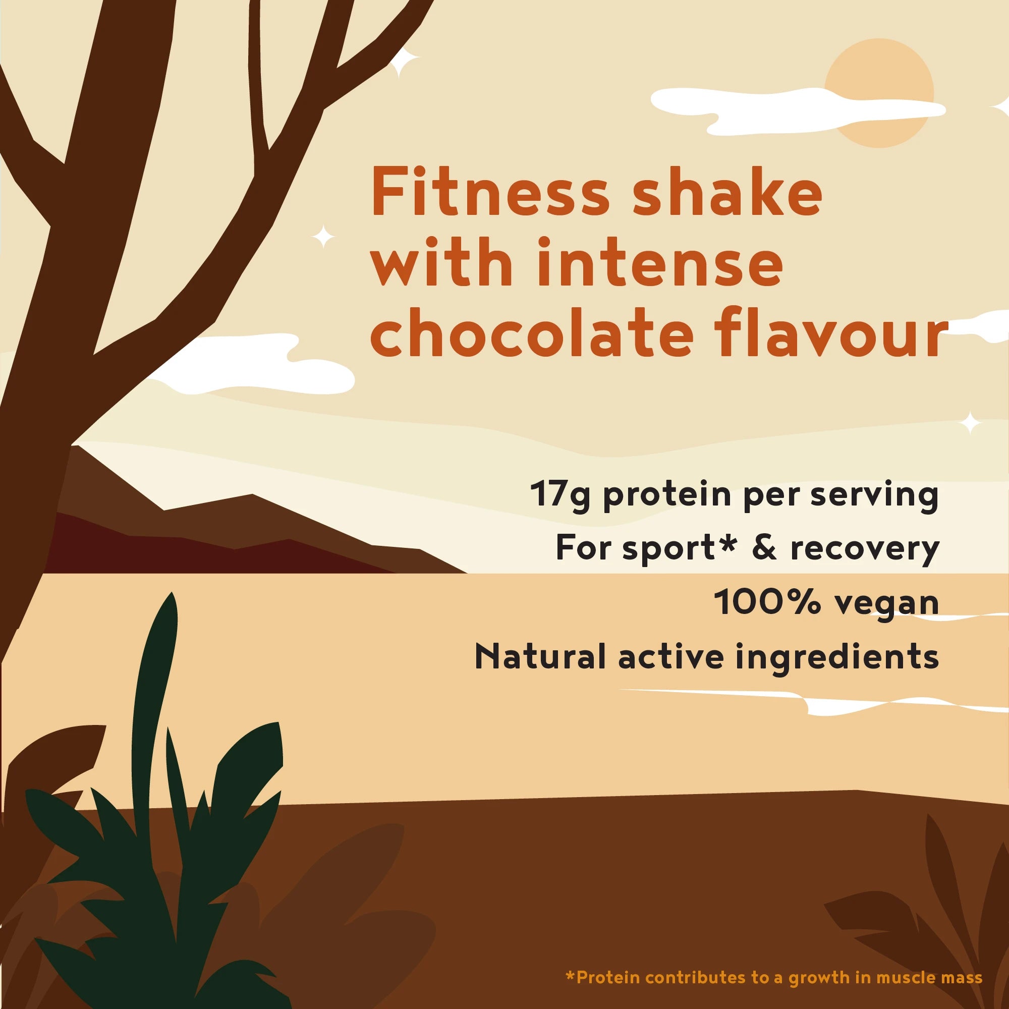 A+ Two - Vegan Muscle  - Creatine & BCAA Protein -  Chocolate