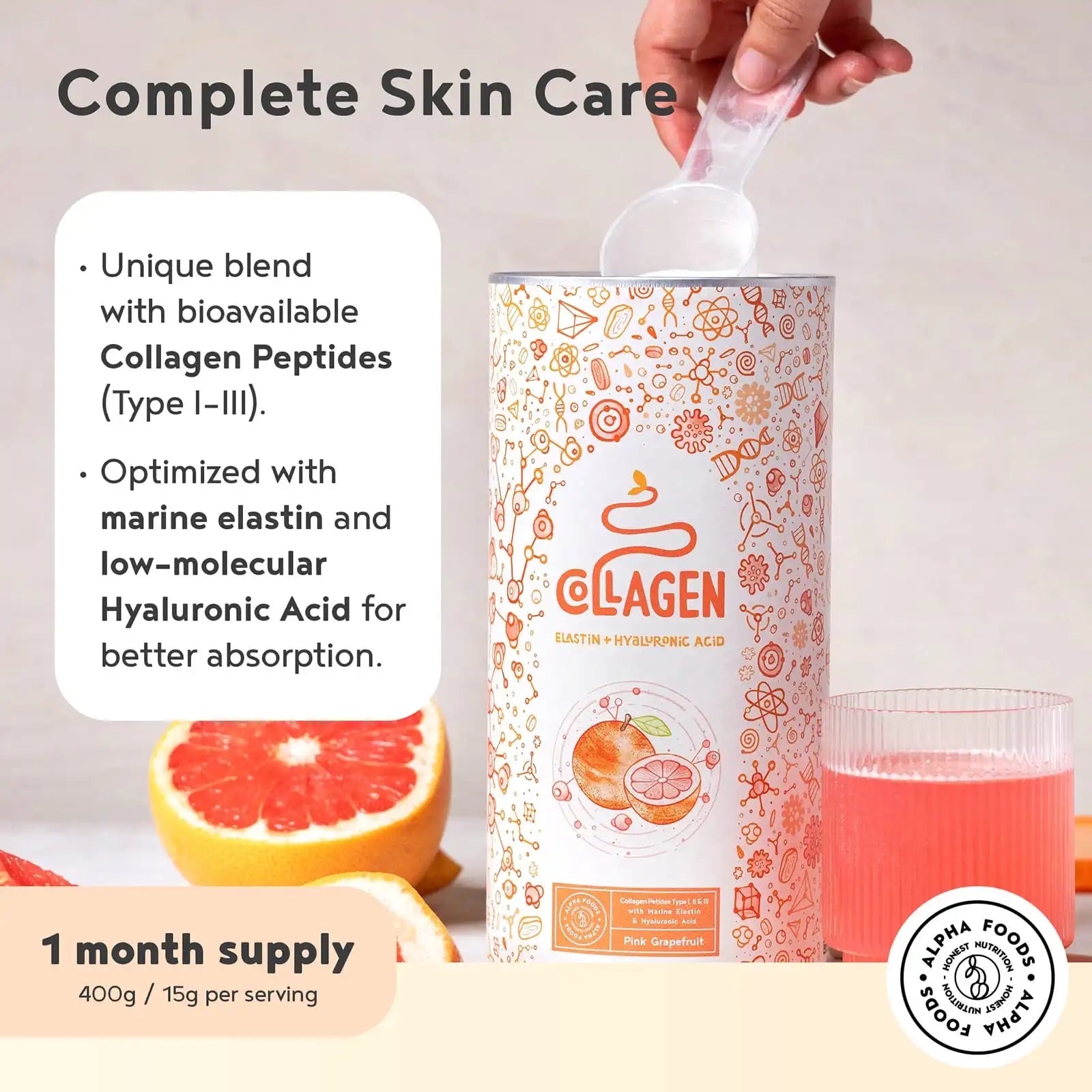 A+ One - Pink Grapefruit Collagen