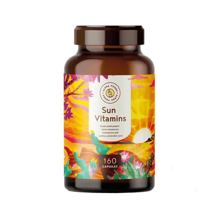 Sun Vitamins - Vitamin D3 & K2 - 4,000 IU