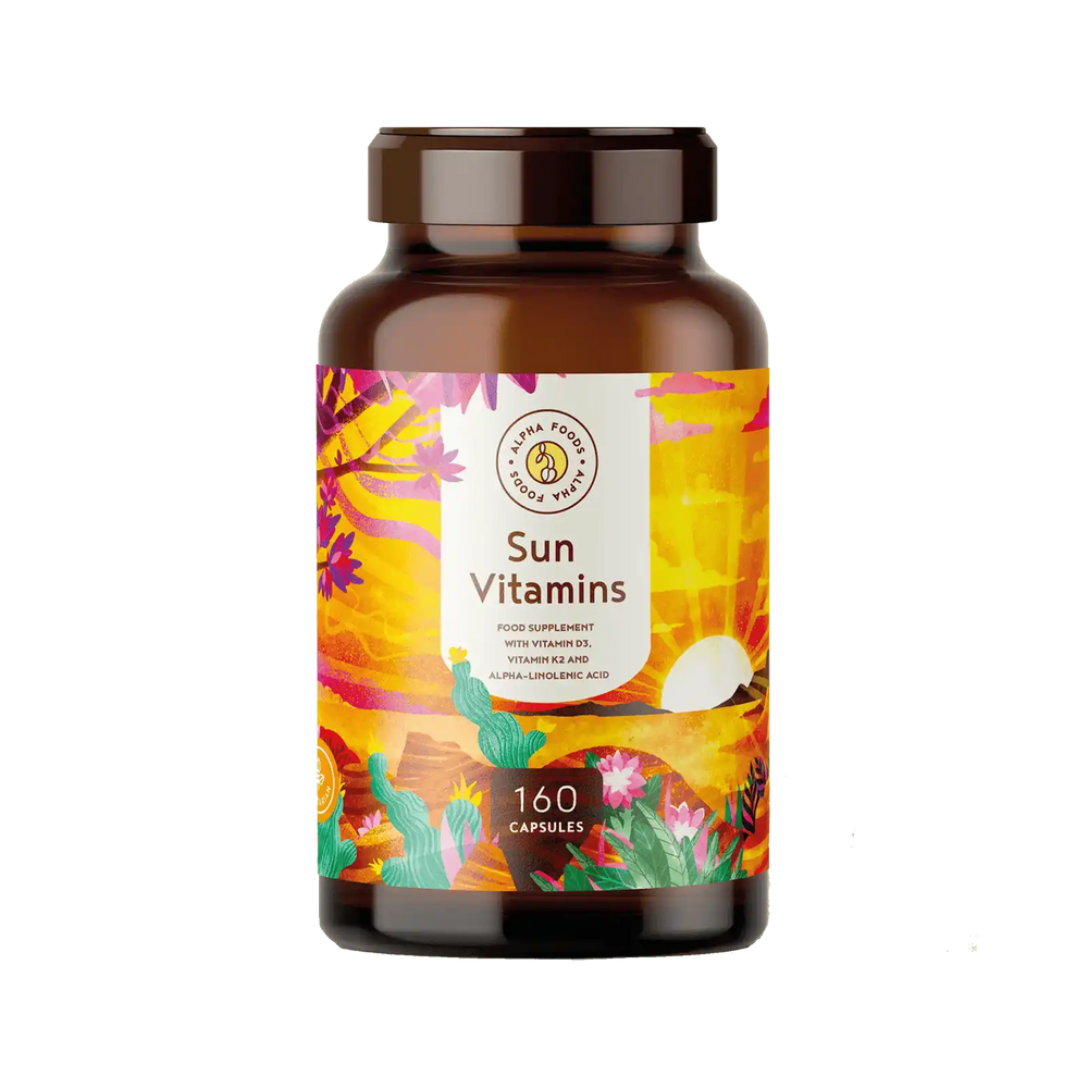 Sun Vitamins - Vitamin D3 & K2 - 4,000 IU