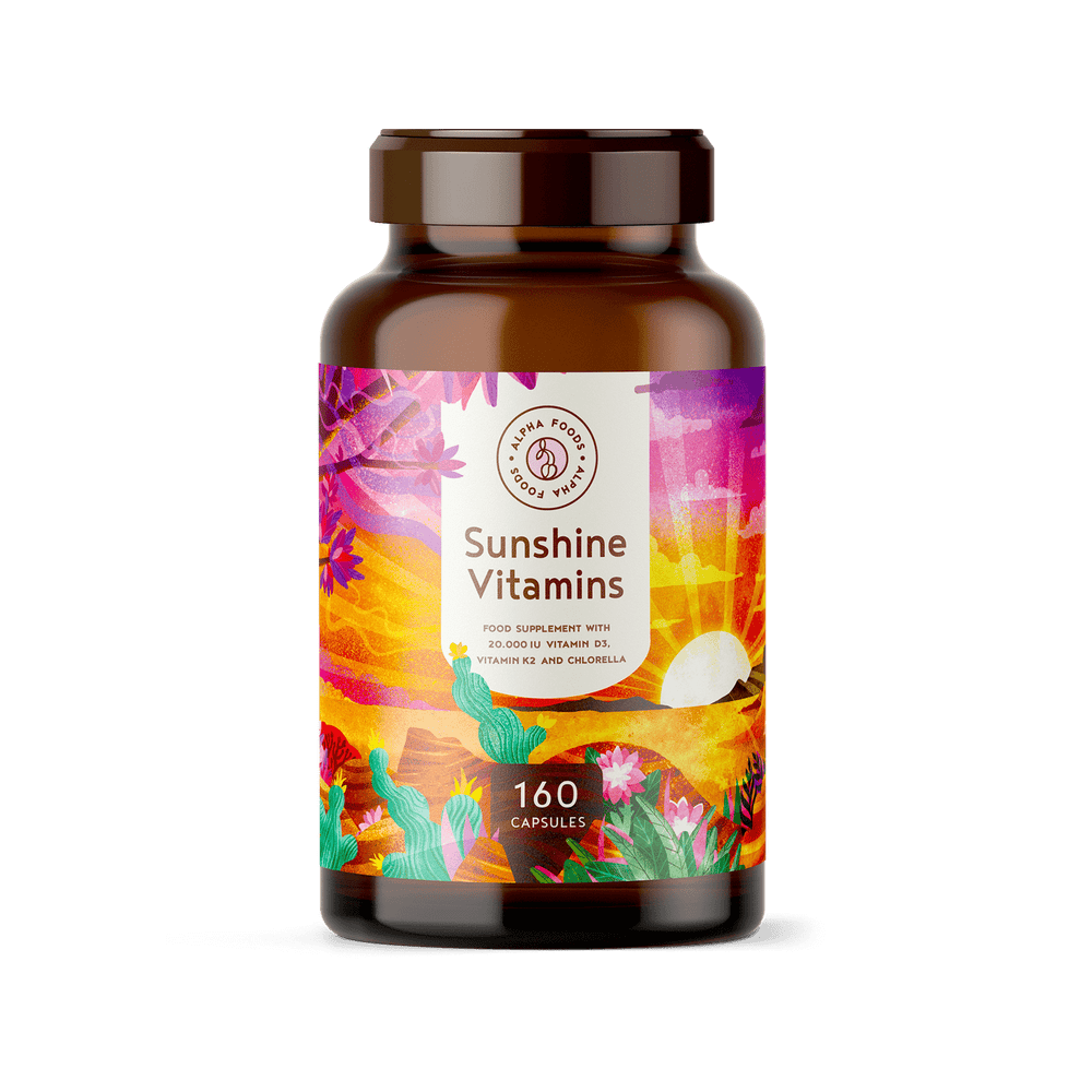 Sun Vitamins - Vitamin D3 & K2 - 20,000 IU