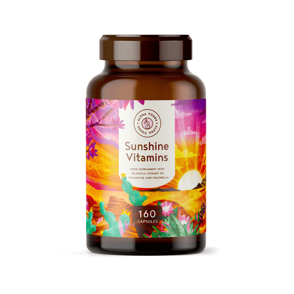 Sun Vitamins - Vitamin D3 & K2 - 20,000 IU