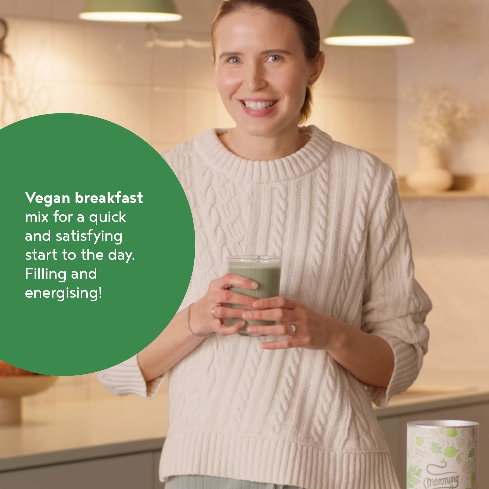 A+ One - Morning Fuel - Breakfast Smoothie - Matcha & Vanilla Flavour
