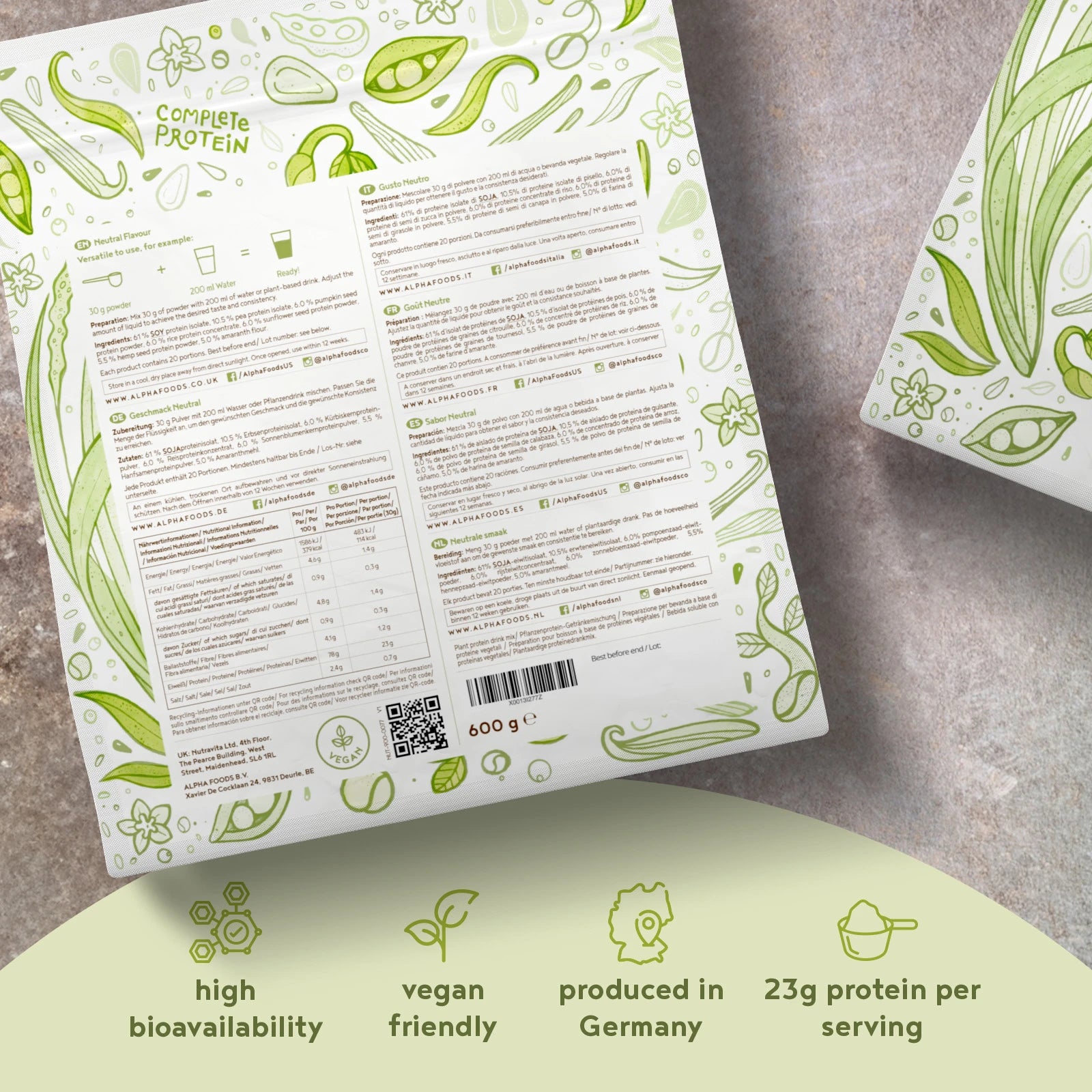 A+ Two - Vegan Protein - Neutral