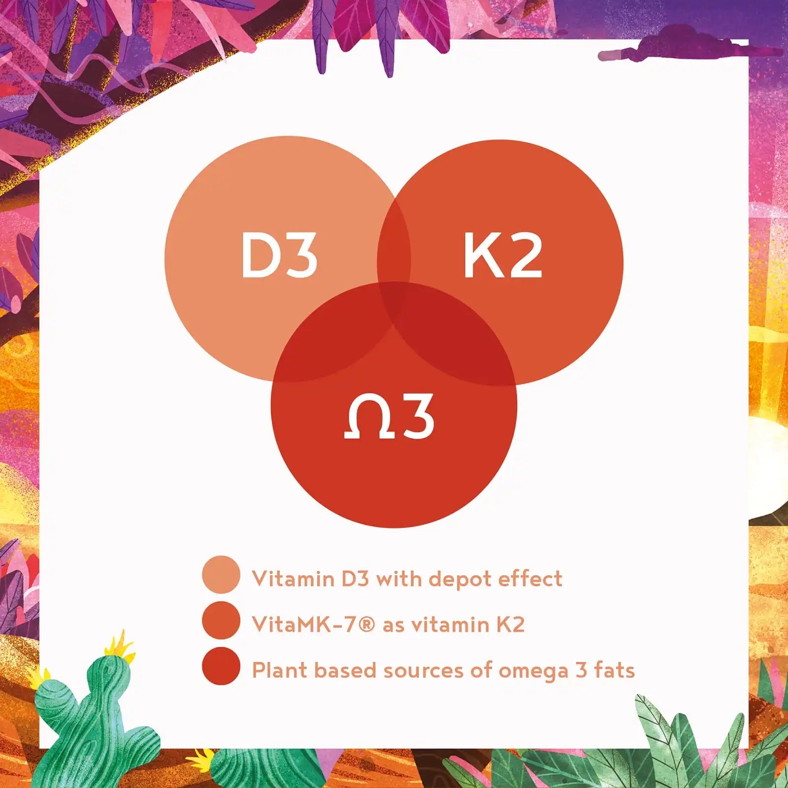 A+ Two - Sun Vitamins - Vitamin D3 & K2 - 20,000 IU