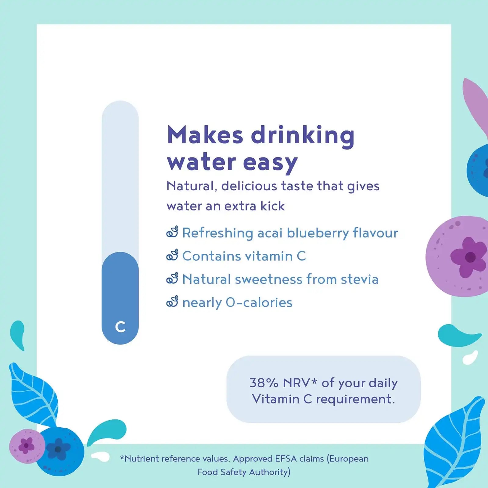 A+ Four - Water Booster - Açai & Blueberry