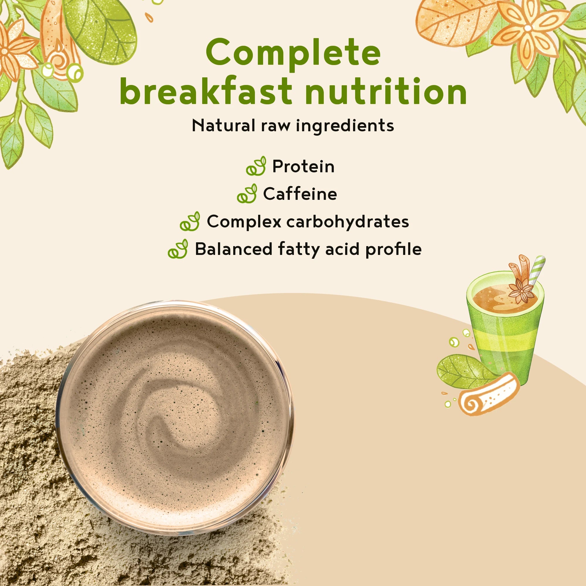 A+ One - Morning Fuel Breakfast Shake - Chai Latte