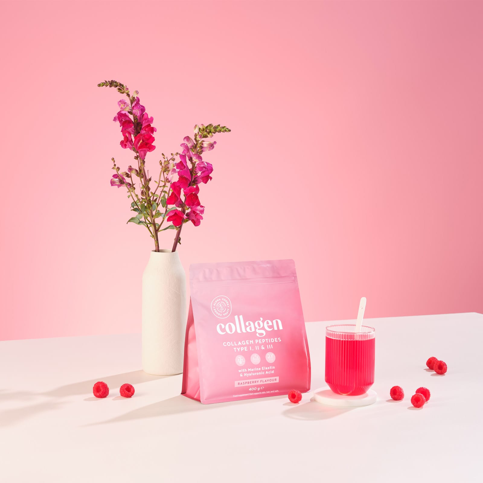Raspberry Collagen | Alpha Foods