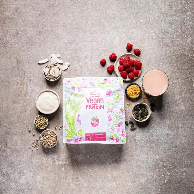 Vegan Protein – Raspberry-Yoghurt Flavour