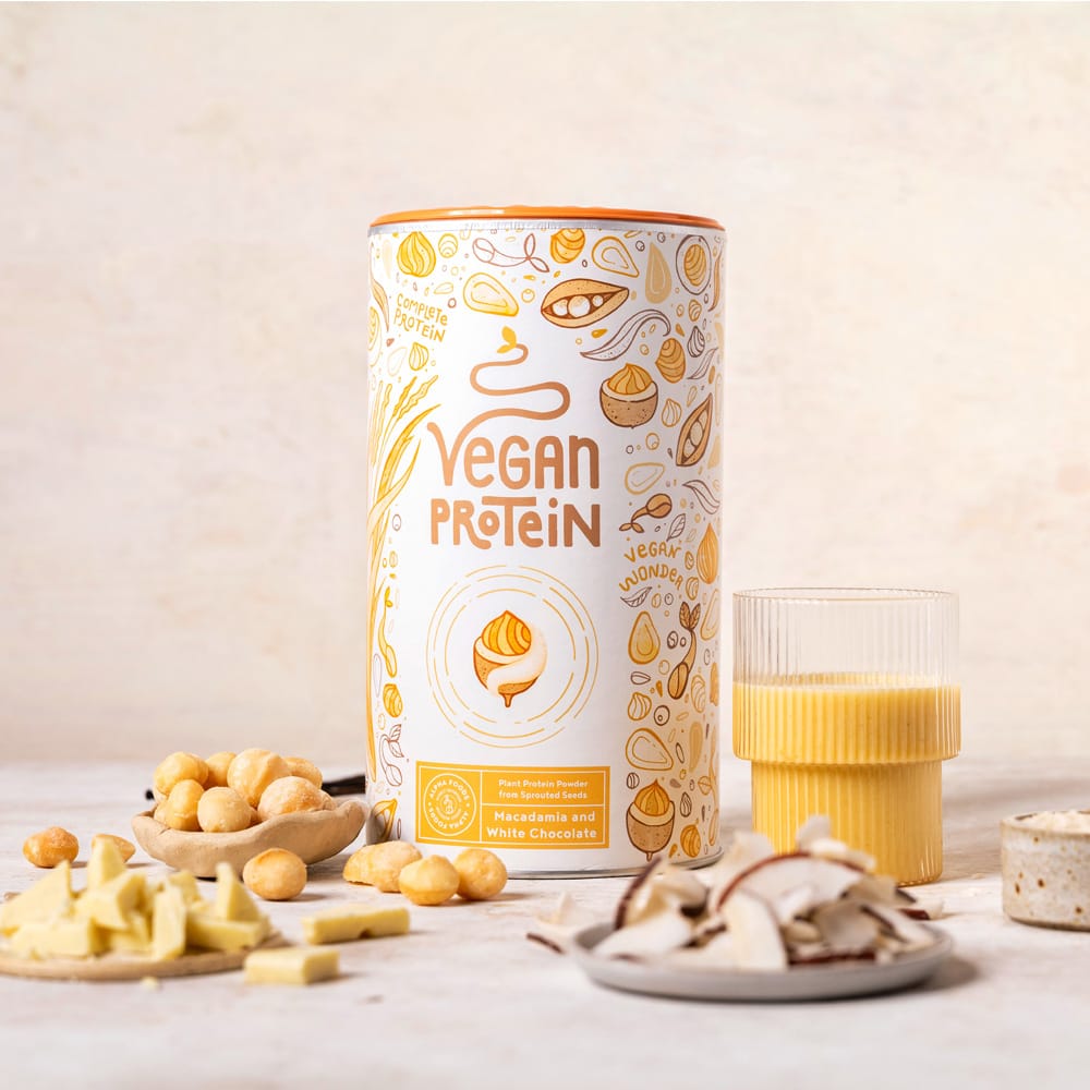 Vegan Protein Powder – White Chocolate Macadamia